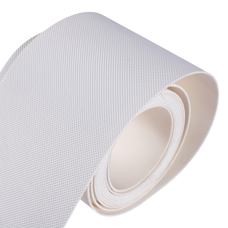 Băng Tải Pvc Trắng Nhám Kim Cương