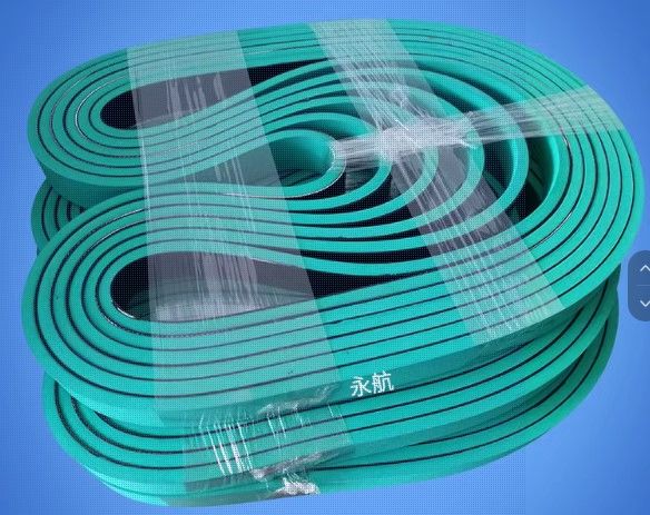 Dây Đai Dẹt Cao Su Xanh Chất Lượng Cao