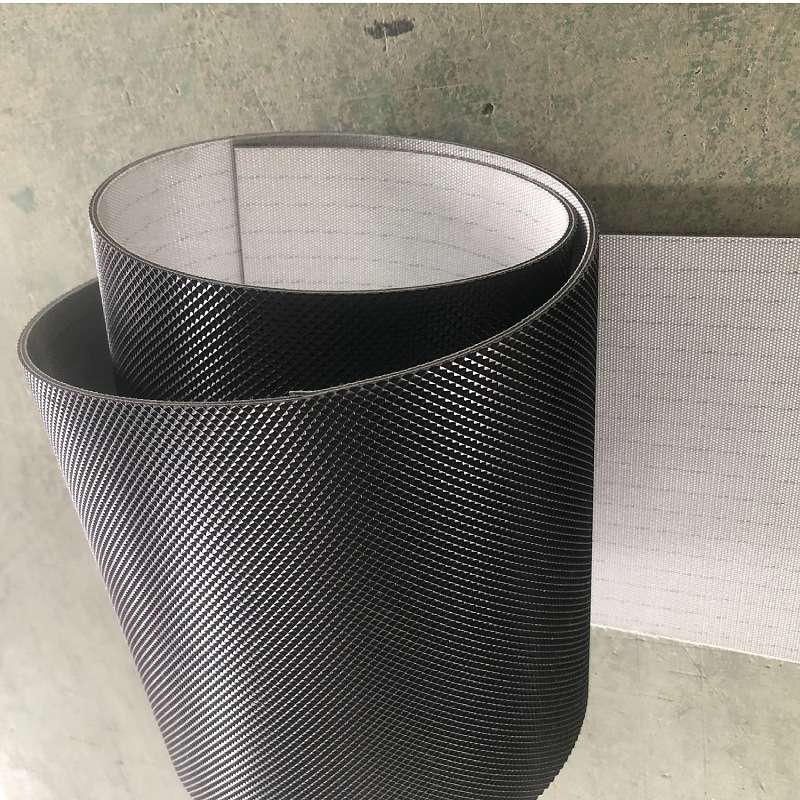 Băng Tải Pvc Đen Nhám Kim Cương